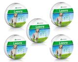 Combo 5un Coleira Leevre G 63cm Pulga Leishmania - Ourofino