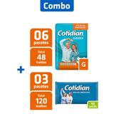 Combo 6 Pacotes Fralda Cotidian G + 3 Pcts Toalha Umedecida