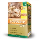 Combo Advocate Bayer 0,4ml Para Cães Até 4 Kg - 3 Pipetas