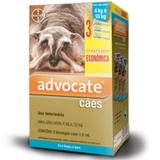 Combo Advocate Bayer 1,0ml Para Cães de 4 a 10 kg - 3 Pipetas