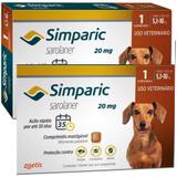 Combo Anti Pulgas Simparic 20 Mg 5,1 A 10 Kg 6 Comprimidos - Zoetis