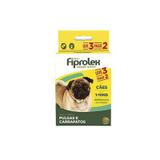 Combo Antipulgas Fiprolex Cães até 10kg Ceva 3 Pipetas