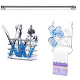 Combo Barra Suspensa, Escorredor Porta Copos, Escorredor Porta Talheres - Arthi