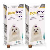 Combo Bravecto Antipulgas E Carrapatos Para Cães De 2 - 4,5kg - 2 unidades - Msd