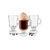 Combo C/6 Caneca Capuccino Copo Taça 100ml Vidro Chocolate Café Xícara - Loja catarinense