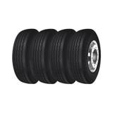 Combo com 4 Pneus 215/75R17,5 Bridgestone Dayton D300 Liso 12 Lonas (10,3mm)