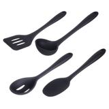Combo Concha, Colher, Espátula e Colher Perfurada de Silicone - Weck