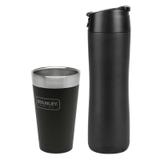 Combo Copo S/Tampa Stanley+Garrafa Térmica 473ml Aladdin