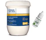 Combo creme p massagem neutro+óleo essencial menta relaxante - Dagua natural / dermcos