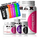 Combo Feminino Ganho De Massa Muscular - Max Titanium