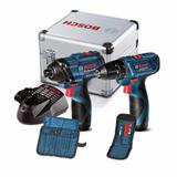 Combo Furadeira/Parafus. GSR 120-Li + Chave Parafus. GDR 120-Li + Acess - Bosch