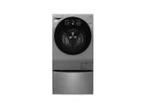 Combo Lava e Seca Twin Wash LG 11kg em Aço Escovado Lavadora LG Mini Wash 2kg em Aço Escovado 220V