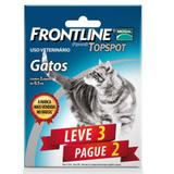 Combo Leve 3 Pague 2 - Frontline Topspot Para Gatos - Merial