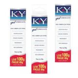 COMBO: Leve 3 Pague 2 K.Y GEL LUBRIFICANTE íntimo L100gr P80gr cada - Seminia