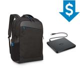 Combo Mochila para Notebook Dell Professional 15,6" + Gravador e leitor externo de DVD/CD Slim Dell DW316
