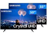 Combo Smart TV Crystal UHD 4K LED 55” - Samsung + Smart TV Crystal UHD 4K LED 50”