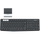 Combo teclado wireless e suporte logitech k375s