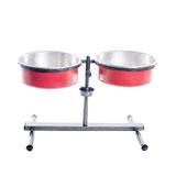 Comedouro Ajustável NF Pet Antiformiga Vermelho