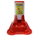 Comedouro Automático Anti Formiga Caes e Gatos 2,5kg Vermelho - Manos pet