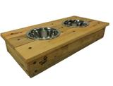 Comedouro com Bebedouro Artesanal para gatos - Petneon