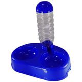 Comedouro com Bebedouro Automático para Cães e Gatos Western PET19 Azul