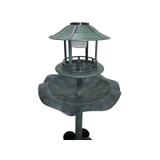 Comedouro com Luz e 2 Andares Verde - Goods br