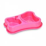 Comedouro Duplo Com Suporte Para Garrafa Pet Cores Sortidos - Murano