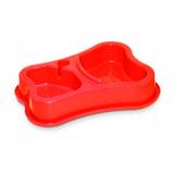 Comedouro Duplo Com Suporte Para Garrafa Pet Cores Sortidos - Murano