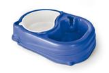 Comedouro Duplo Para Cães e Gatos N2 Azul 8x33 - Nutriplan