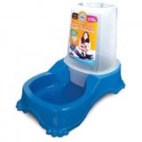 Comedouro e Bebedouro Automático Dupla Função Azul - Petinjet