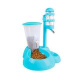 Comedouro E Bebedouro Automático Feeder Para Cães E Gatos - Azul - Pet lider brasil
