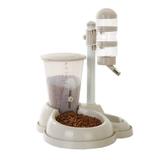 Comedouro E Bebedouro Automático Feeder Para Cães E Gatos - Bege - Pet líder brasil