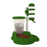 Comedouro E Bebedouro Automático Feeder Para Cães E Gatos - Verde - Pet lider brasil