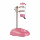 Comedouro E Bebedouro Automático Importado Para Cães E Gatos - Rosa - Pet líder brasil