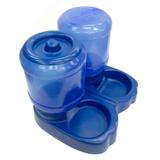 Comedouro e Bebedouro Automático para Cachorros - Azul 10L / 8,5Kg - Royal pets
