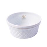Comedouro em porcelana para cães e gatos Matelassê WOOF - Woof pet