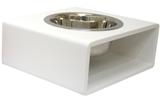 Comedouro modern tamanho m - branco - Hello pet