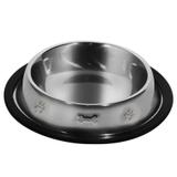 Comedouro pets antiderrapagem aço inox 473mlx21cm - homecook