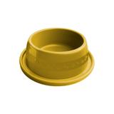 Comedouro Plástico Furacão Pet Antiformiga Nº1 350ml - Amarelo