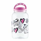 Comedouro Porta ração para cachorro e gato 3,6L Rosa - Bandeirantes