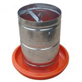 Comedouro Tubular 5 kg Galvanizado - Galinha choca