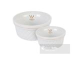 Comedouro Woof Classic Matelassê Branco