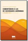 Comentarios a lei de sociedades anonimas - vol.401 - Saraiva