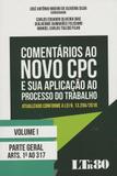 Comentarios ao Novo Cpc e Sua Aplicacao ao - Ltr