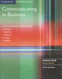 Communicating in business sb second edition - Cambridge university