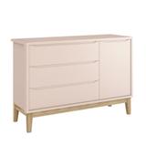 Cômoda Sapateira Classic Retrô Com 3 Gavetas e 1 Porta - Reller