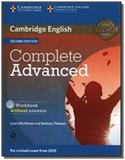 Complete advanced workbook without answers with ad - Cambridge