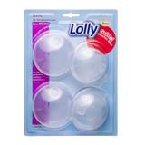 Concha de Amamentação base rígida, indicada para bicos curtos, planos ou invertidos. - Lolly (lolni)