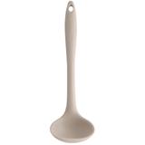 Concha De Silicone Utensílio Cozinha Talher Sopa Feijão OU Bege