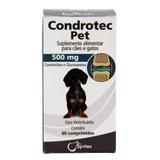 Condrotec Pet 500mg 60 comp Suplemento Articulação - Syntec